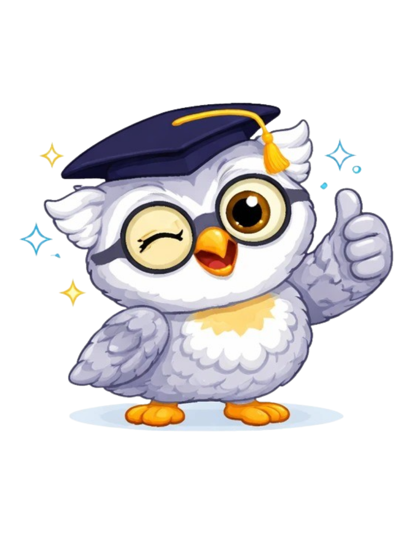 Marco the LingoGrade owl giving a thumbs up